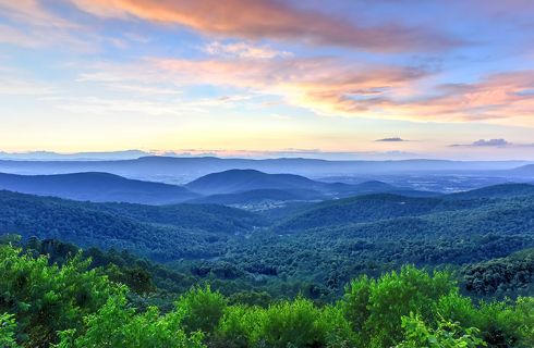 view of Blueridge Mountains