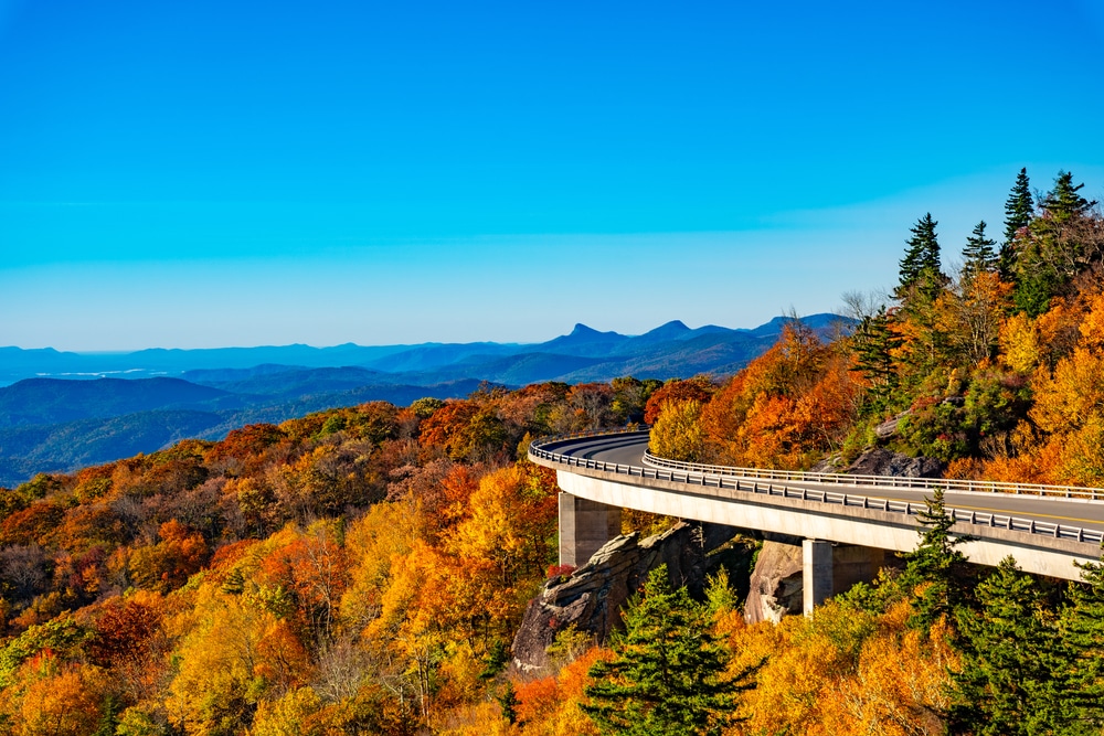 Stay with us at our Blue Ridge Parkway Bed and Breakfast and enjoy spectacular fall colors like these!