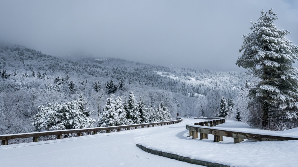 There are plenty of things to do on the Blue Ridge Parkway in Winter, all easily accessible while enjoying a couples getaway at our luxury Shenandoah Valley cabins in Virginia