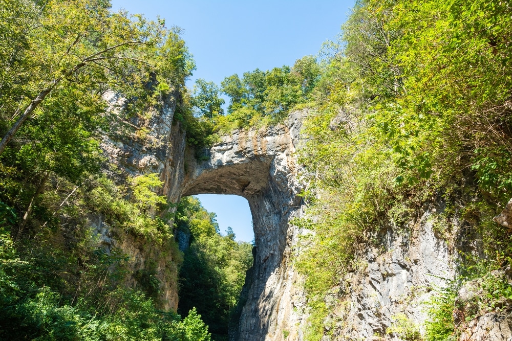 Natural Bridge State Park is another of the best things to do in Lexington, VA