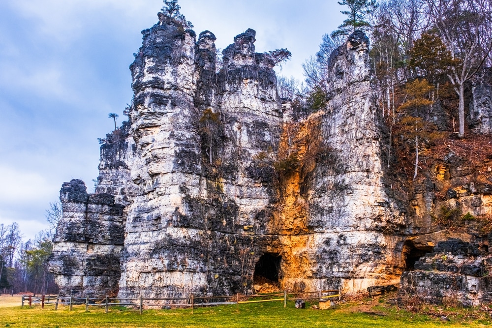 Natural Chimneys Park in Virginia