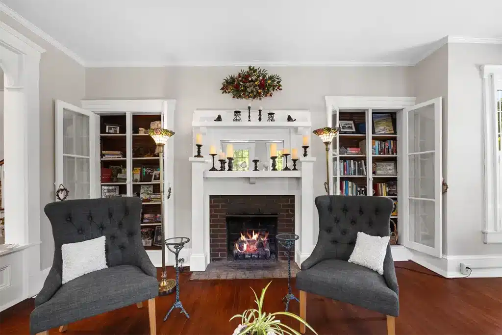 Beautiful common area at our Shenandoah Valley Bed and Breakfast near Staunton
